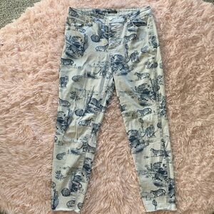 Wild Fable Printed Jeans sz 8